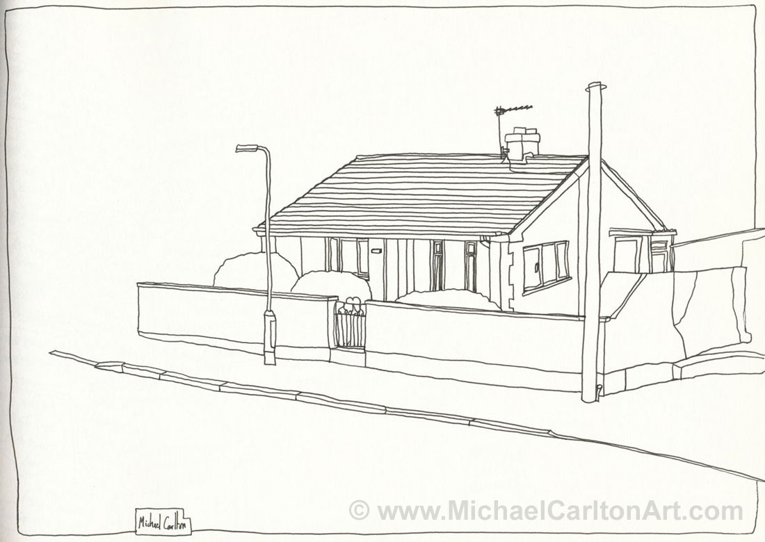 Michael Carlton Art Sketchbook Drawing - 